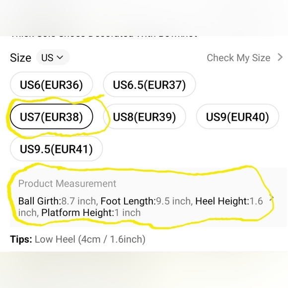 Kawaii Goth Wedge Heel Various sizes available - Picture 7 of 9